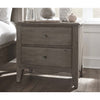 Cottage Taupe 2-Drawer 30&quot; Nightstand