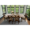 Rustic 7pc Dining Set - Extendable (75-94&quot;) with Butterfly Leaf