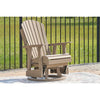 Poly Driftwood Outdoor Swivel Glider Sets