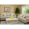 Rolled Arm Tweed Sofa + Love Seat 2-Pc Set with Performance Fabric