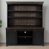 Loft Server &amp; Hutch Set in Black