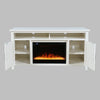 Urban White 60&quot; Electric Fireplace Media Console