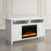 Urban White 60&quot; Electric Fireplace Media Console