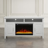 Urban White 60&quot; Electric Fireplace Media Console