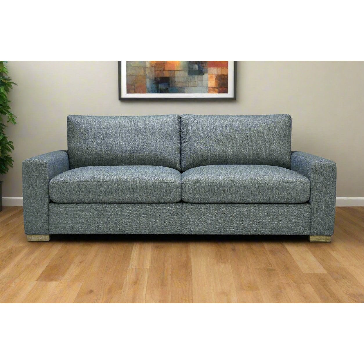 Laurel 84" Sofa in Dark Grey