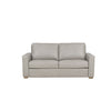 Livorno 59&quot; Full Easy open Sleeper Loveseat in Pearl Leather