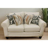 Rolled Arm Salt 65&quot; Love Seat with Performance Fabric