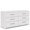 Hilton Head 6-Drawer 66&quot; Dresser