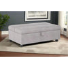 Ottoman Sleeper in Nomad Snow 46&quot;