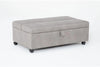 Ottoman Sleeper in Nomad Snow 46&quot;