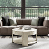 Sandstone Round Coffee Table 24&quot; or 35&quot; with Lift Top