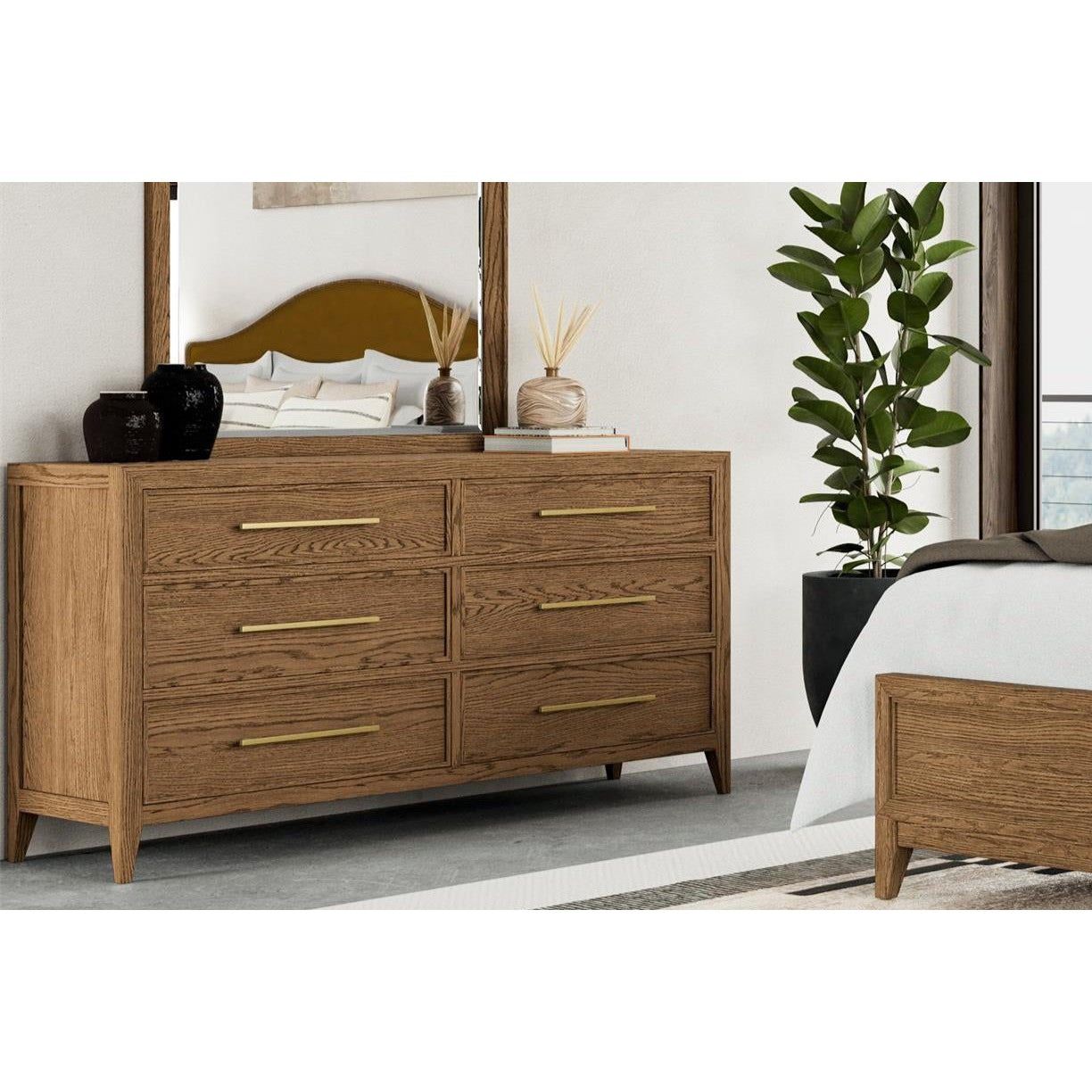 Huntington Bay 68" Dresser 6-Drawers