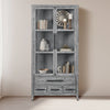 Simon Antique Blue 87&quot; Cabinet