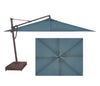 Treasure Garden 10x13 Foot Cantilever Umbrella with Base Rectangular