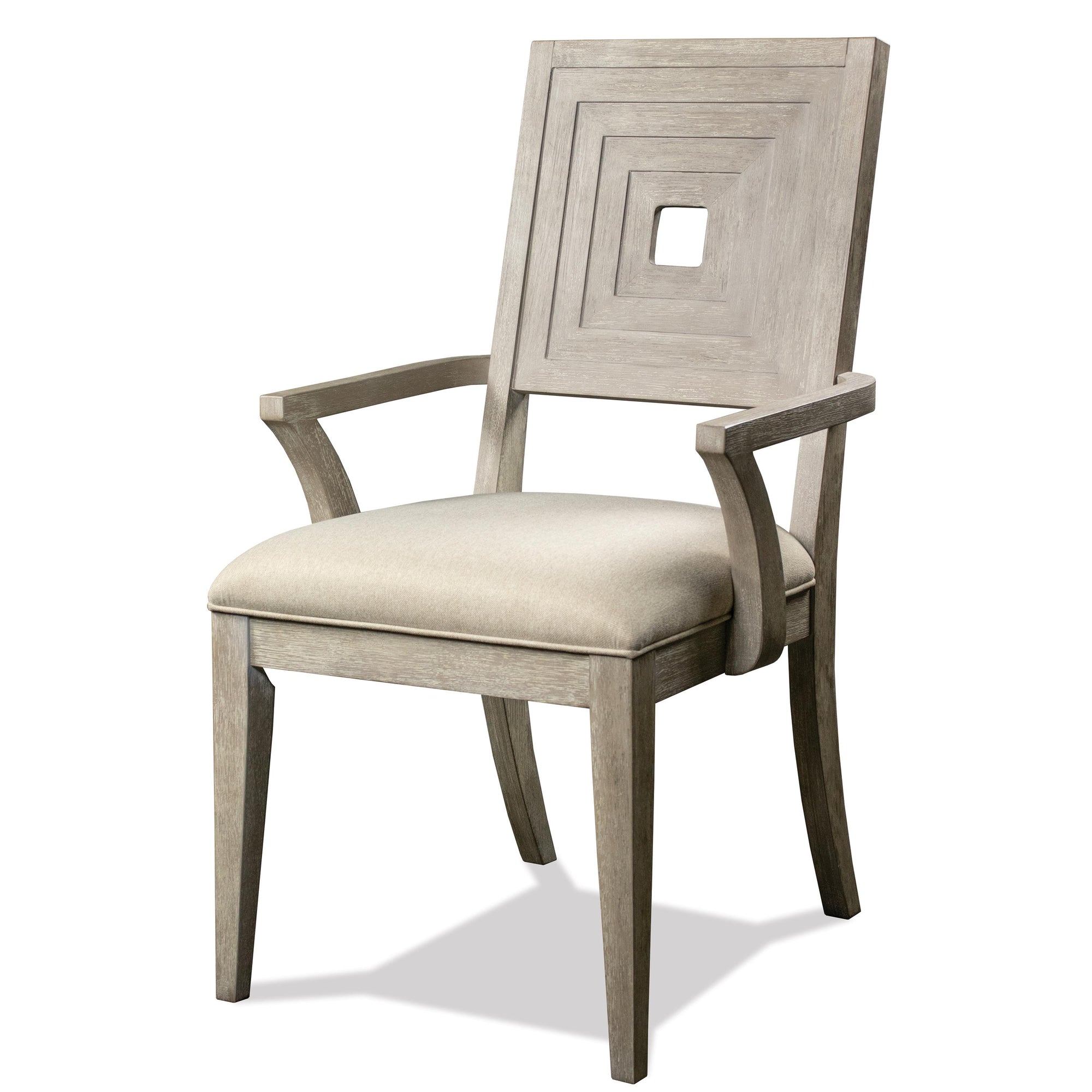 Stepstone Upholstered Wood Back Arm Chair