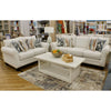 Rolled Arm Salt Sofa + Love Seat Performance Fabric 2-Pc Set