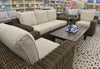 Carmel Brown 3pc Outdoor Seating Set with LUX Heavy Weave - New for 2024