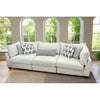 Flange 3-Pc Modular Sofa Oversized in Pewter or Natural 125&quot;