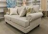 Rolled Arm Tweed Sofa + Love Seat 2-Pc Set with Performance Fabric