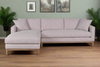 Wiley Flax 2-Pc 110&quot; Sectional with Chaise