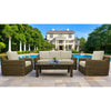 Carmel Brown 3pc Outdoor Seating Set with LUX Heavy Weave - New for 2024