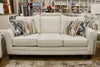 Rolled Arm Salt Sofa + Love Seat Performance Fabric 2-Pc Set