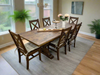 Rustic 7pc Dining Set - Extendable (75-94&quot;) with Butterfly Leaf