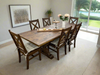 Rustic 7pc Dining Set - Extendable (75-94&quot;) with Butterfly Leaf