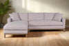 Wiley Flax 2-Pc 110&quot; Sectional with Chaise