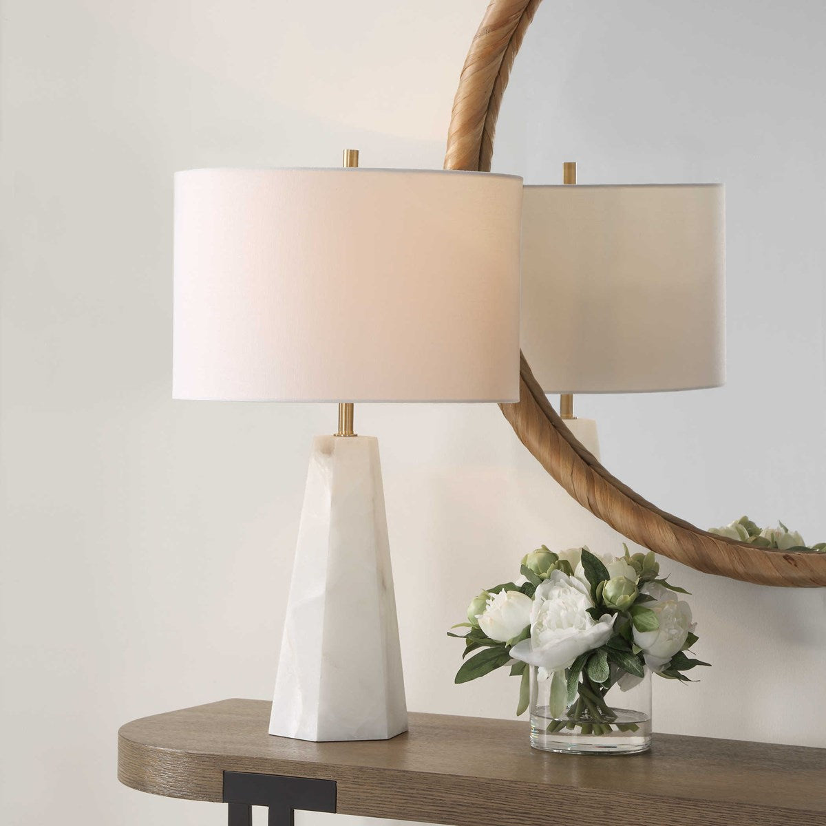 Hexagon Margle 23" Table Lamp