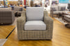 Carmel Natural LUX Heavy Weave Swivel Club Chair