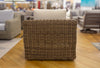 Carmel Brown Swivel Club Chair with LUX Heavy Weave