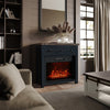 Loft Vintage Black 32&quot; Electric Fireplace