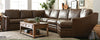 Craftmaster Customizable Leather  L-9 Sectional