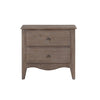 Cottage Taupe 2-Drawer 30&quot; Nightstand