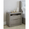 Oyster Bay Fog 2-Drawer 32&quot; Nightstand