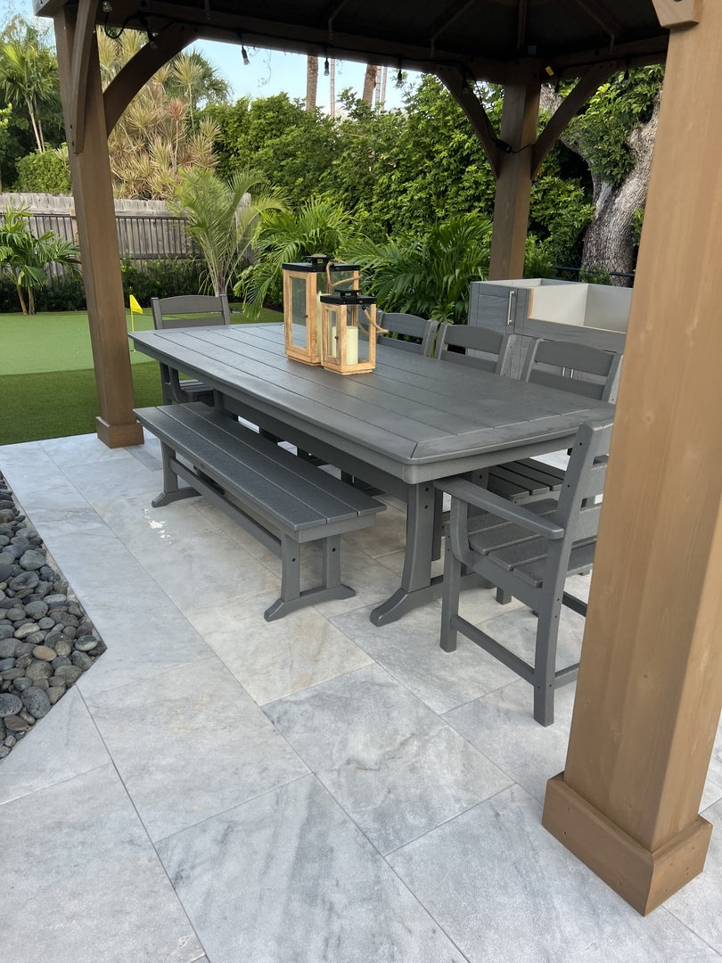 POLYWOOD 97 Outdoor Dining Tables Nautical Style peter andrews