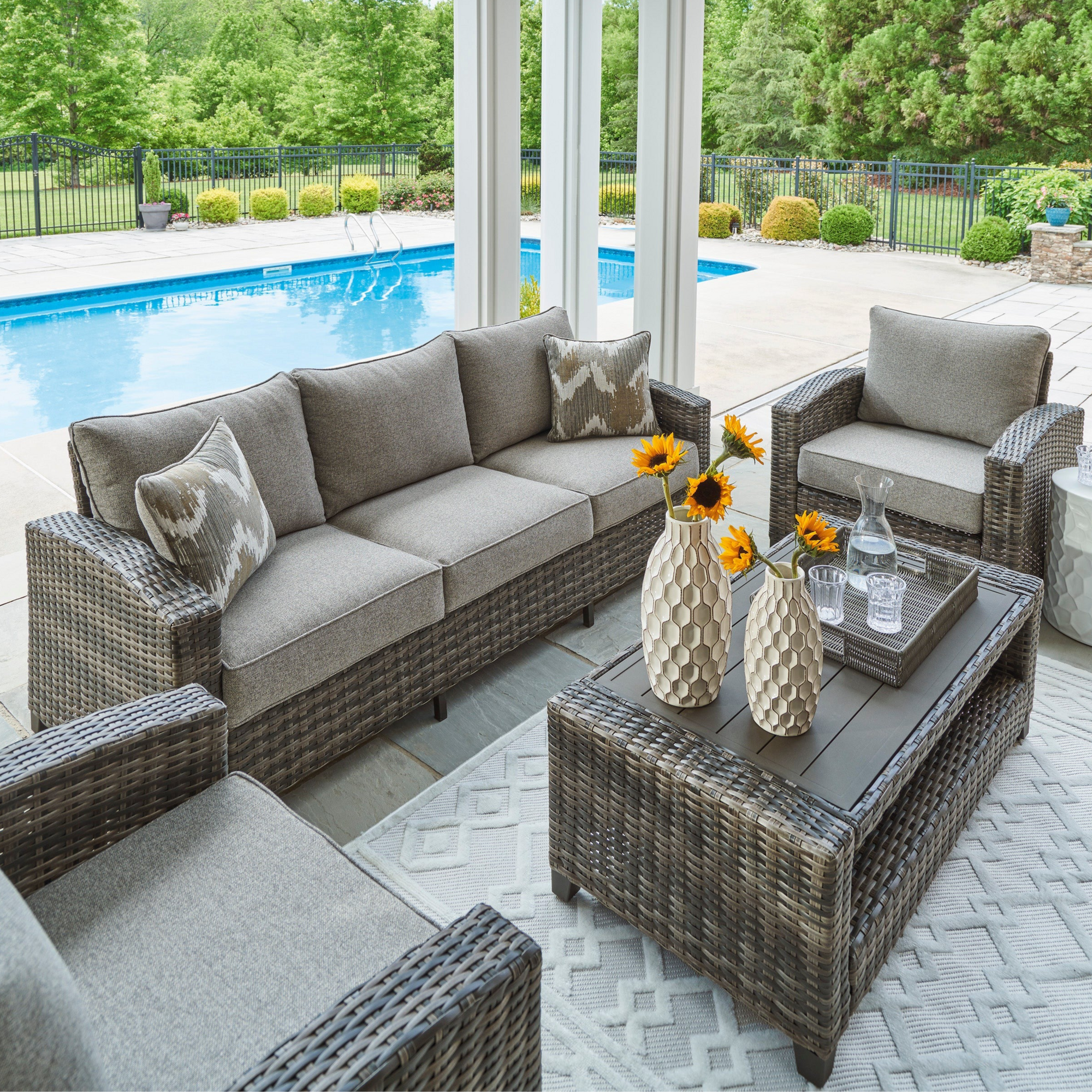 Mystic 4-Piece Outdoor Deep Seating Set
