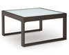 Modern Modular 30&quot; Outdoor Square Coffee Table