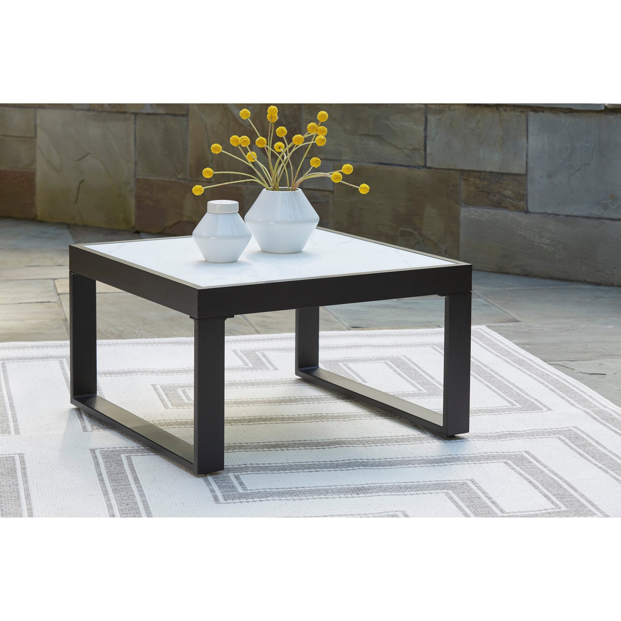 Modern Modular 30" Outdoor Square Coffee Table