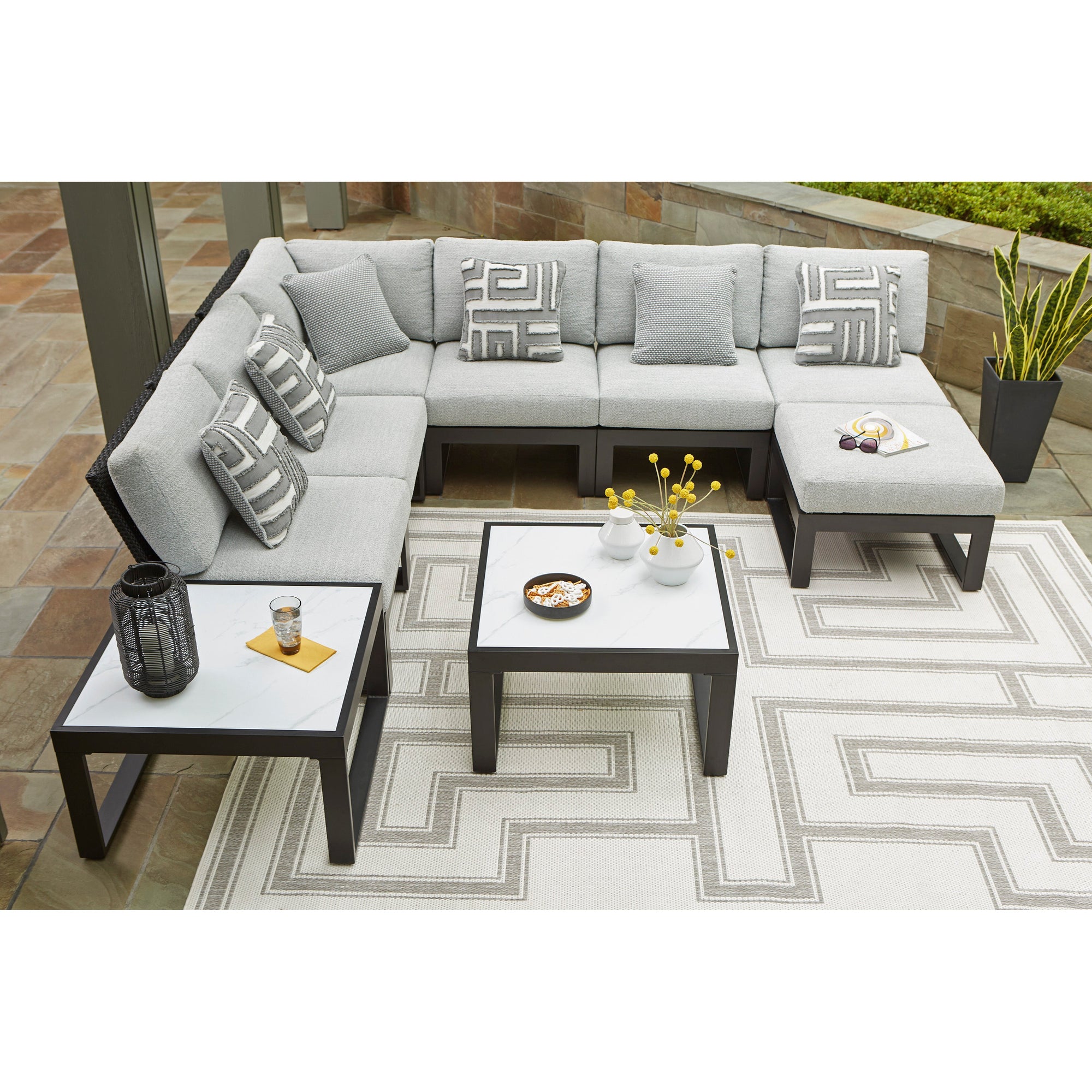 Modern Modular Outdoor Sectional Sets