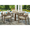 RH Curve  7pc Outdoor Dining Set