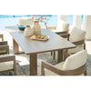 RH Curve  7pc Outdoor Dining Set