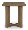 RH Curve 23&quot; Outdoor Square End Table