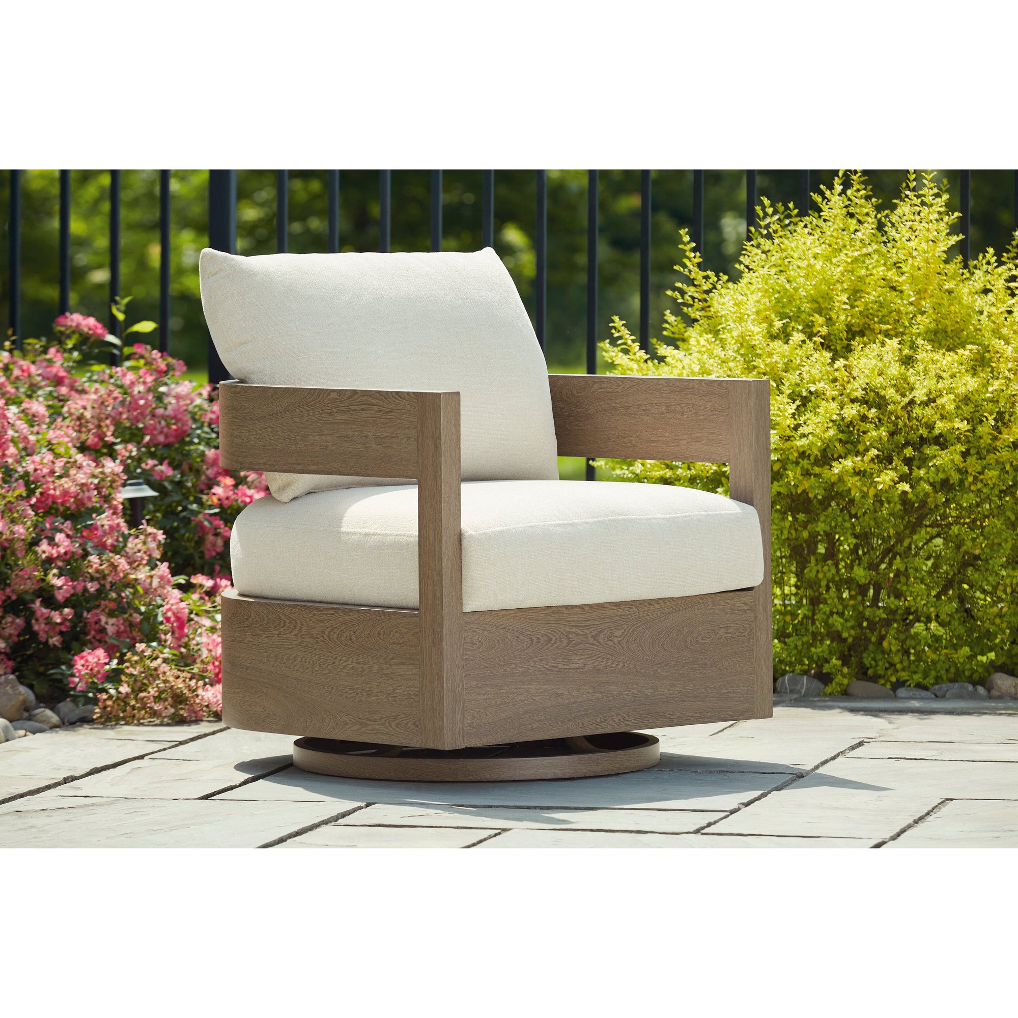 RH Curve Outdoor Swivel Glider Chair