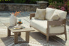 RH Curve Outdoor 59&quot; Loveseat