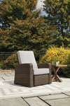 Fire Island Mist Outdoor Woven Recliner