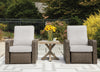 Fire Island Mist Outdoor Woven Recliner