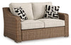 Fire Island Mist Outdoor 59&quot; Love Seat