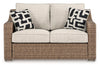 Fire Island Mist Outdoor 59&quot; Love Seat